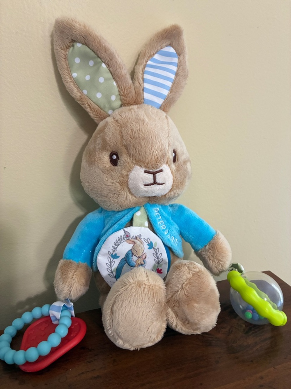 Peter Rabbit - Storytime Collection & Baby Activity Plush - Picture 3 of 15